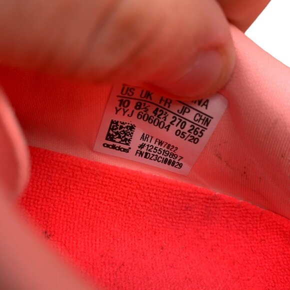 2020 Adidas Solar Boost 19 Salmon Pink Size 10 - Picture 4 of 14
